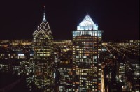 Philadelphia at night image